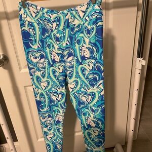 Lulu-B Blue and Green Swirl Pants